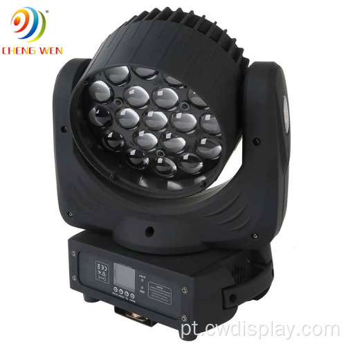 19x15W LED ZOOM LAVA DE MOVIMENTO FASE FASE